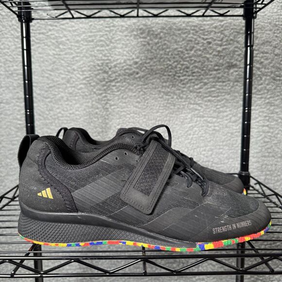 Adidas Adipower Weightlifting III Shoes Mens Size 9.5 Black IF0534 - Picture 2 of 8